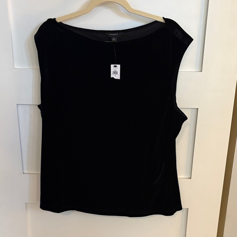 Banana Republic Black Sleeveless Blouse